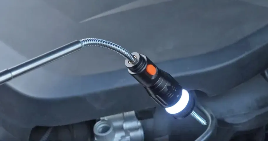 Telescoping LED Magnetic Pickup Tool