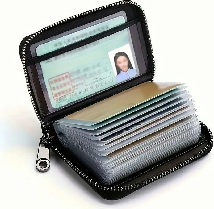 RFID Blocking Zipper Wallet