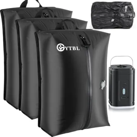 3-Pack GYTBL Travel Vacuum Compression Bags with Pump