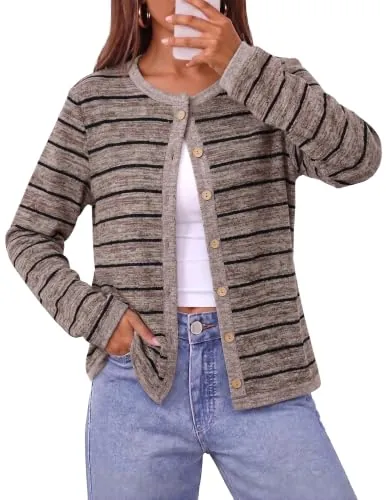 WIHOLL Button Up Cardigan Sweaters