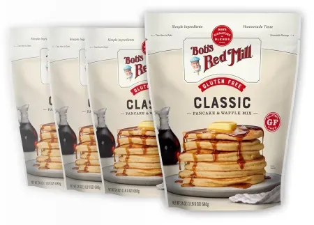 4-Pack 24oz Bob's Red Mill Gluten Free Pancake & Waffle Mix