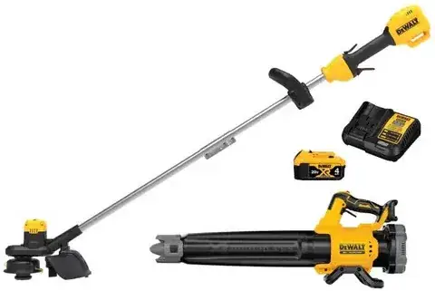 DeWalt 20V MAX DCKO215M1 13 in. Blower/Trimmer Kit with 4 Ah Battery & Charger