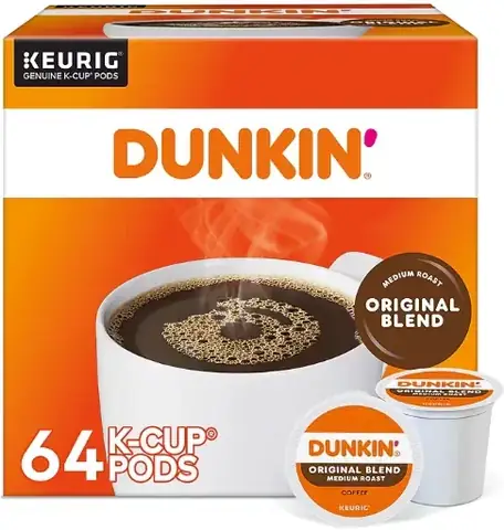 Dunkin' Original Blend Medium Roast Keurig K-Cup Pods 64-Count