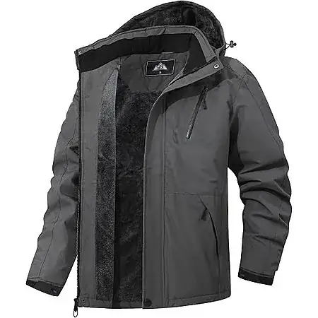 Men's Maoyssen Mountain Fleece Ski Snow Jacket w/ Hood (various colors/sizes)
