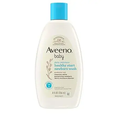 8-Oz Aveeno Baby Healthy Start Nourishing Newborn Wash w/ Prebiotic Oat