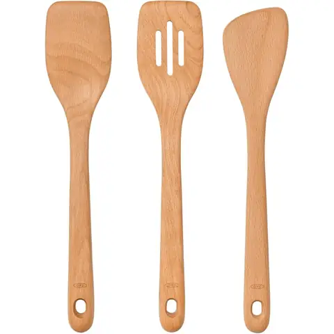 OXO Good Grips 3-Piece Wooden Turner Set