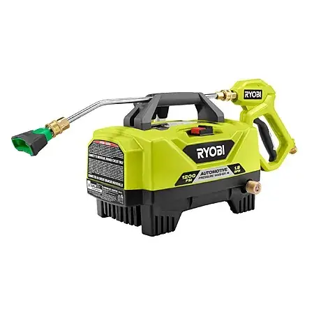 Factory Blemished: RYOBI 1200 PSI 1.8 GPM Automotive Electric Pressure Washer