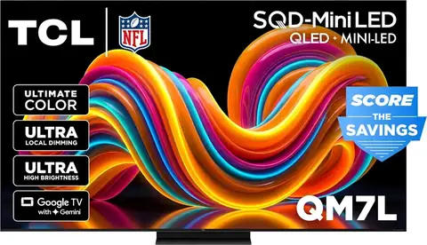 TCL QM7L Series 65QM7L 65" QLED (Mini-LED) UHD Smart TV