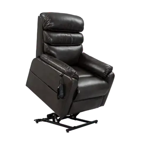 FlexiSpot Oversized Leather Power Lift Recliner with Massage and Heat