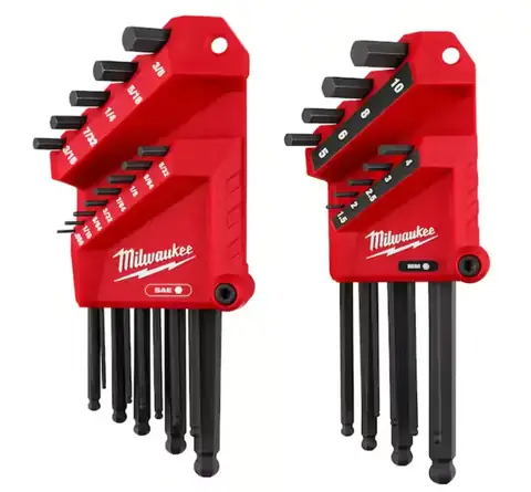 Milwaukee 22-Piece Ball End SAE/Metric L-Key Set