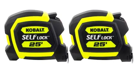 Kobalt 25-Foot Tape Measure 2-Pack