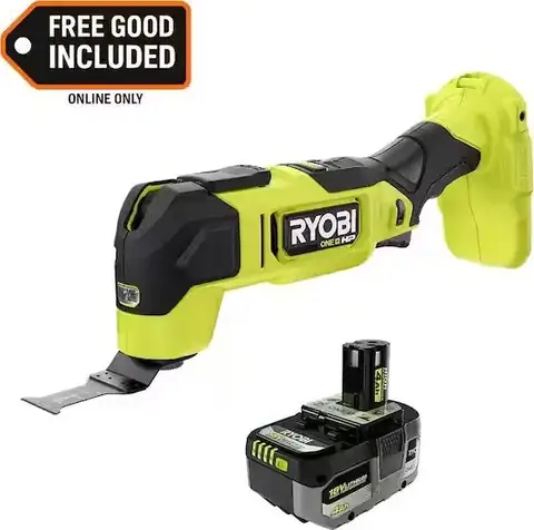 Ryobi ONE+ 18V Brushless Cordless Oscillating Multi-Tool w/ 4.0Ah Battery