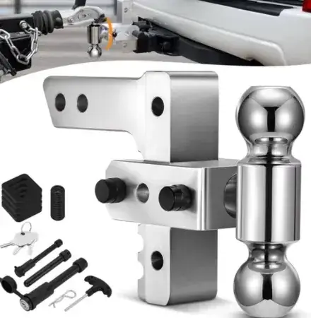 SPEEDWOW Adjustable Trailer Hitch