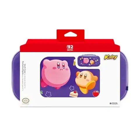 HORI Vault Case (Kirby and Waddle Dee) Hard Shell Carrying Case for Nintendo Switch 2