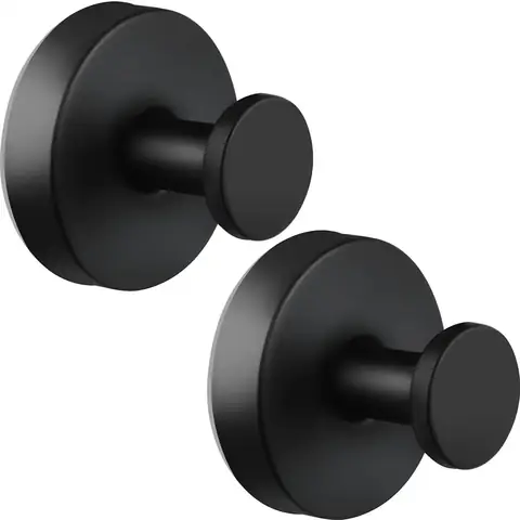 Dntorx Stainless Steel Suction Cup Hooks 2-Pack